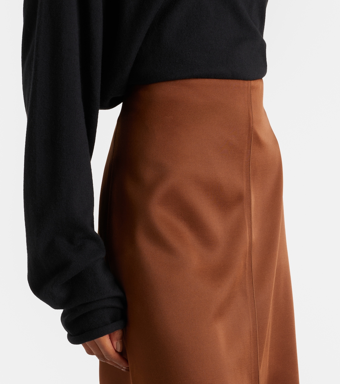 Shiny Statement 하이라이즈 duchesse 펜슬 스커트 | Dorothee Schumacher