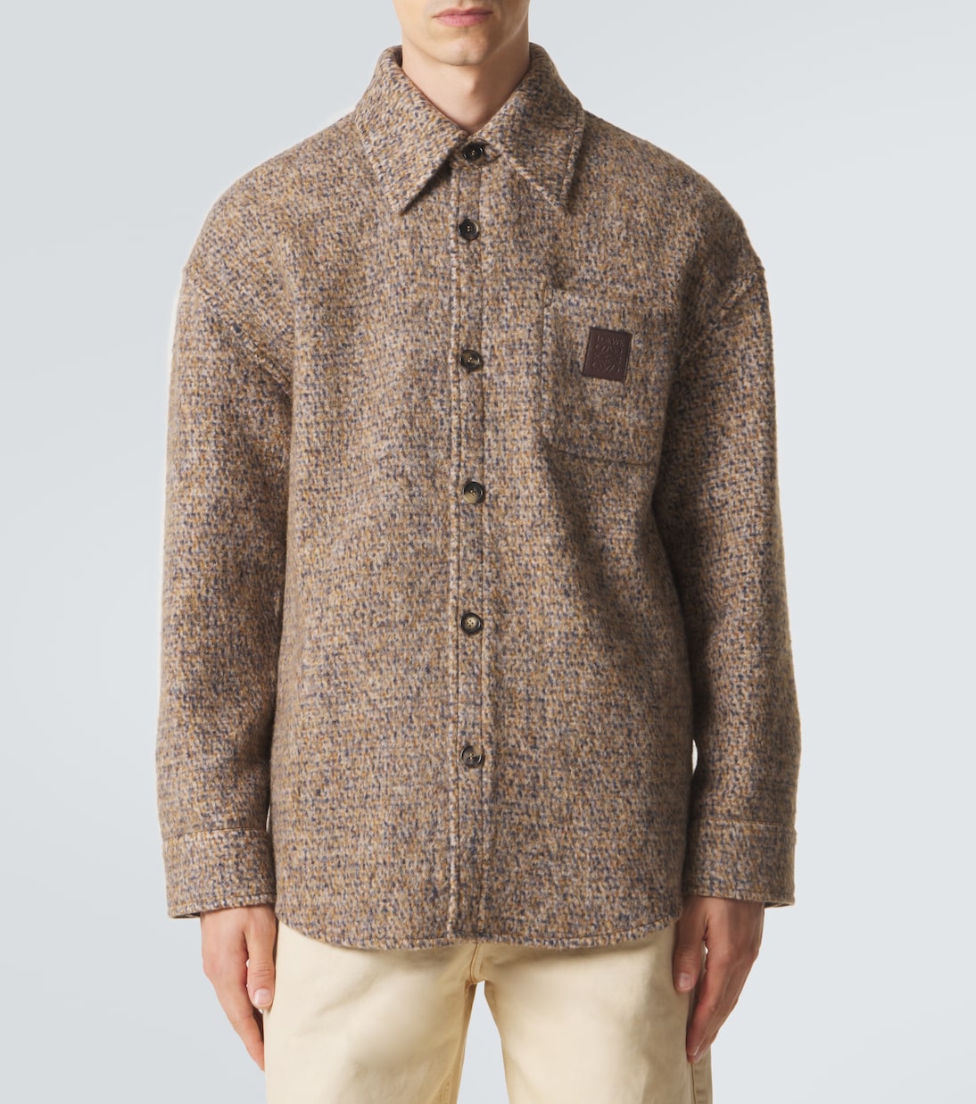 Anagram wool-blend overshirt | Loewe
