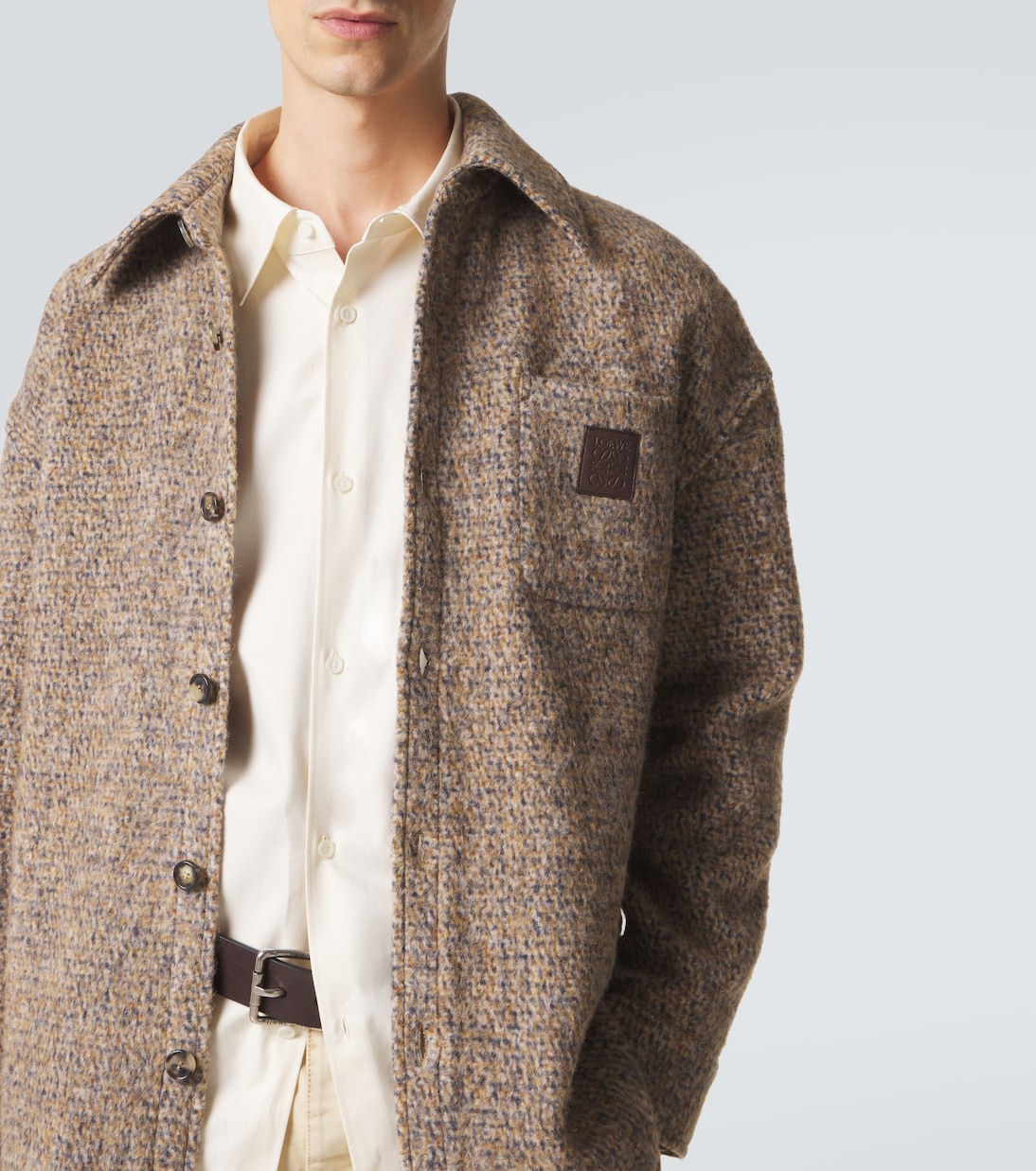 Anagram wool-blend overshirt | Loewe