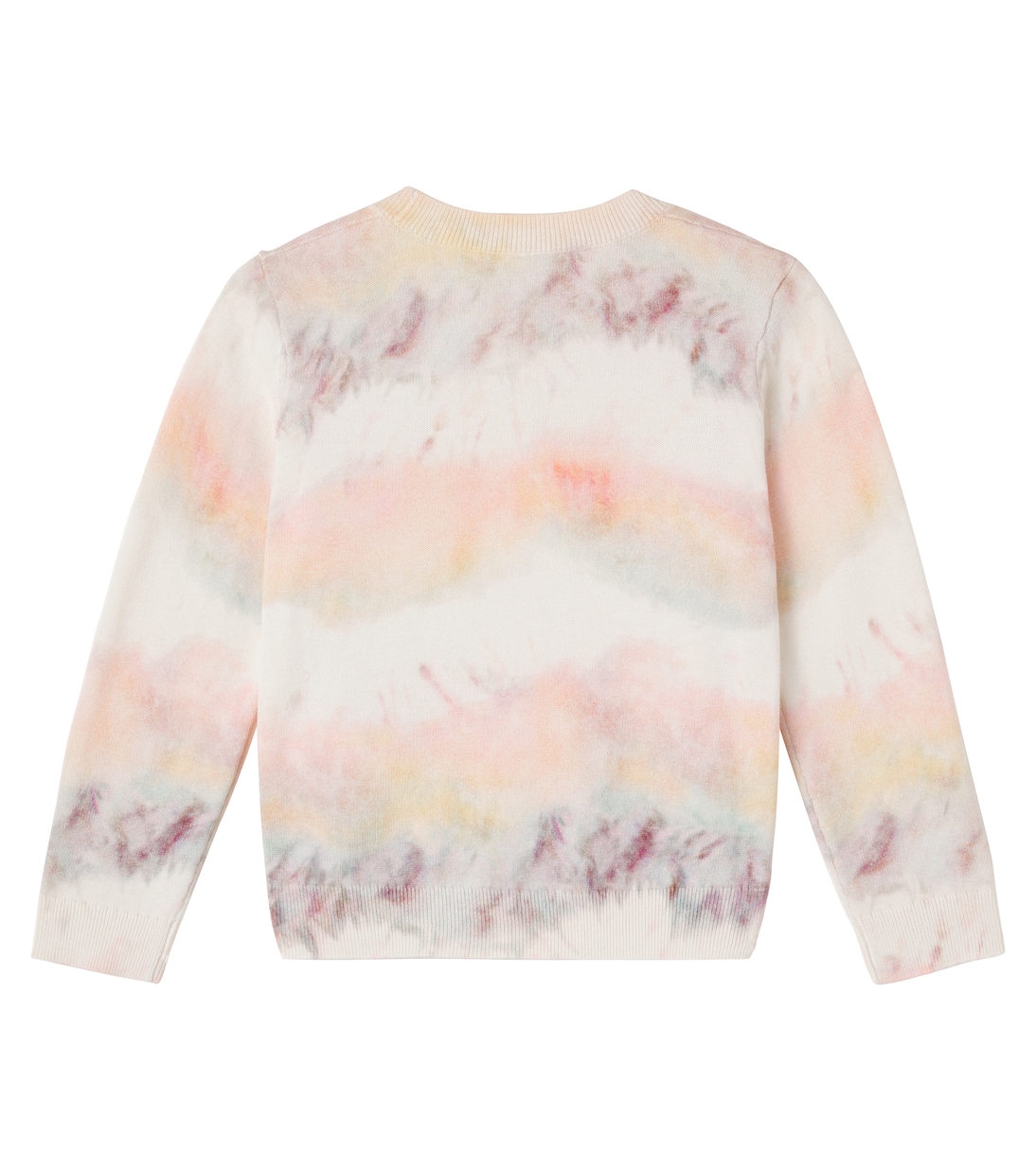 Embroidered tie-dye cotton sweatshirt | Zimmermann Kids