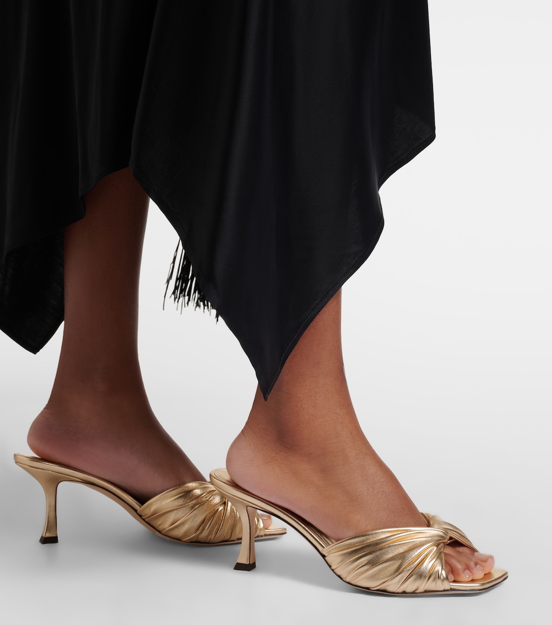 Skye metallic leather mules | Jimmy Choo