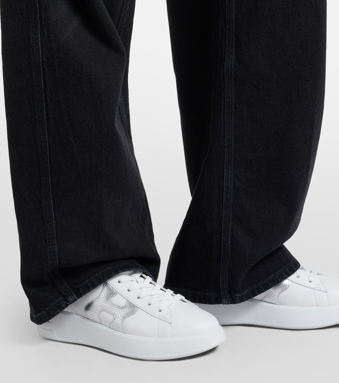 Hogan Rebel leather platform sneakers | Hogan