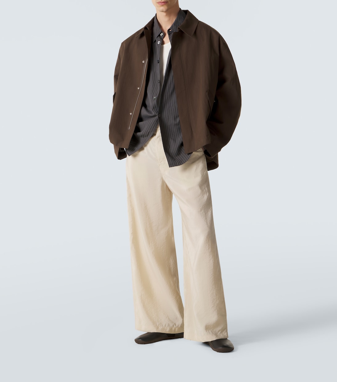 Silk-blend wide-leg pants | Lemaire