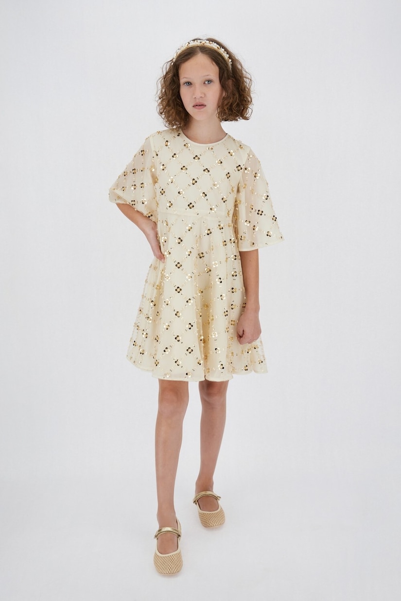 Sequined dress | Monnalisa