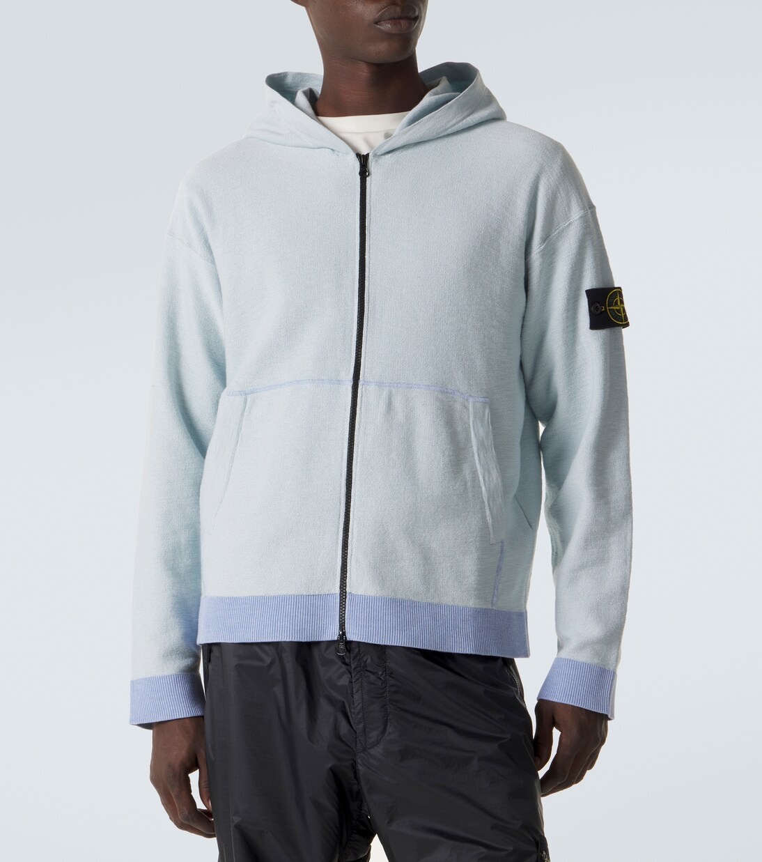 Compass cotton-blend hoodie | Stone Island