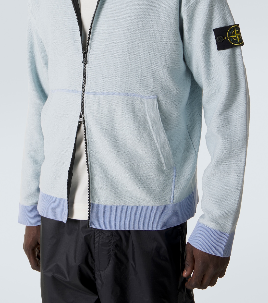 Compass cotton-blend hoodie | Stone Island