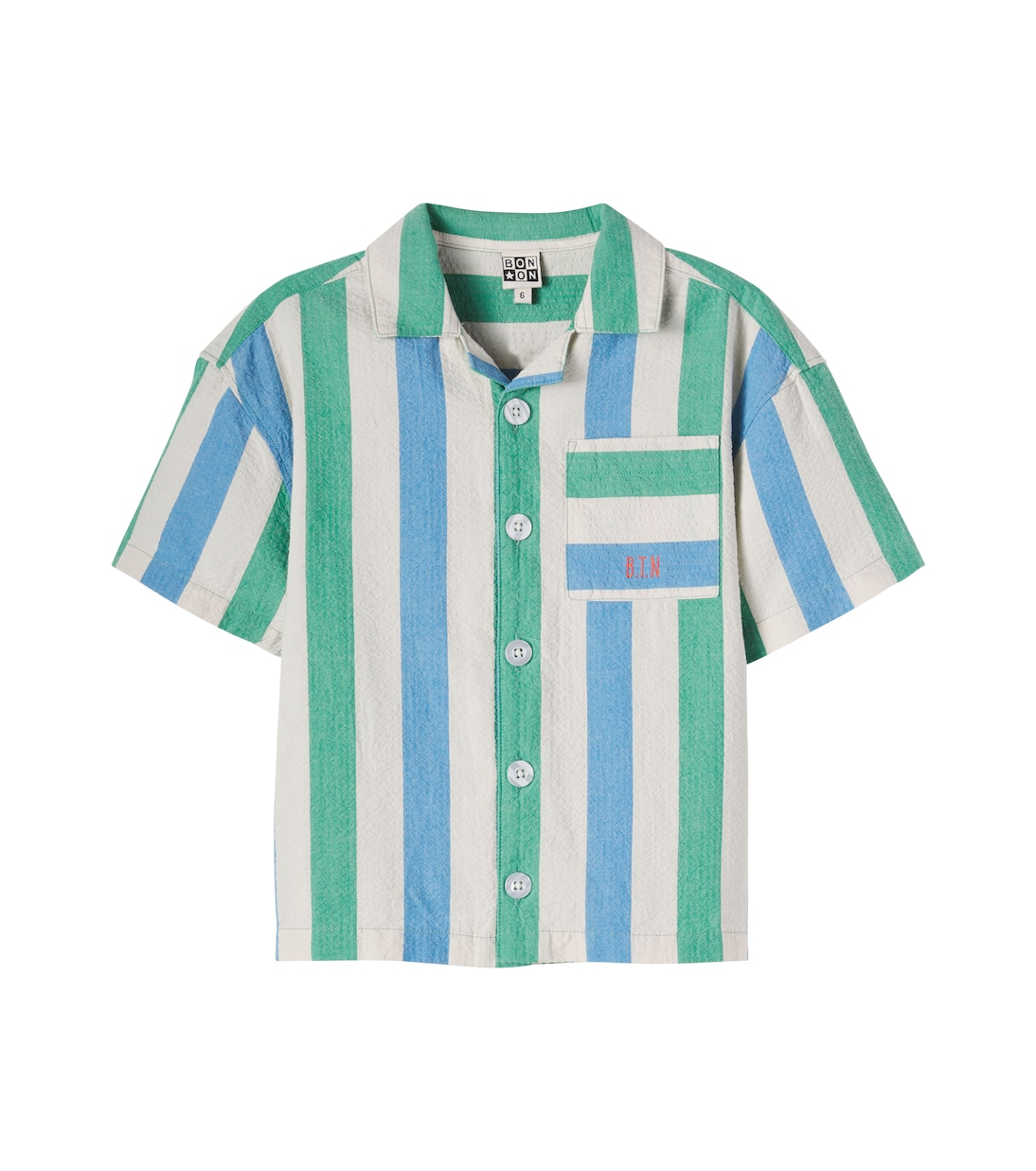 Las Vegas striped cotton shirt | Bonton