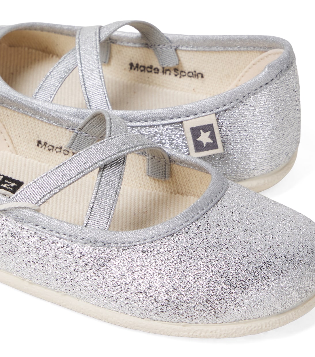 Glitter ballet flats | Bonton