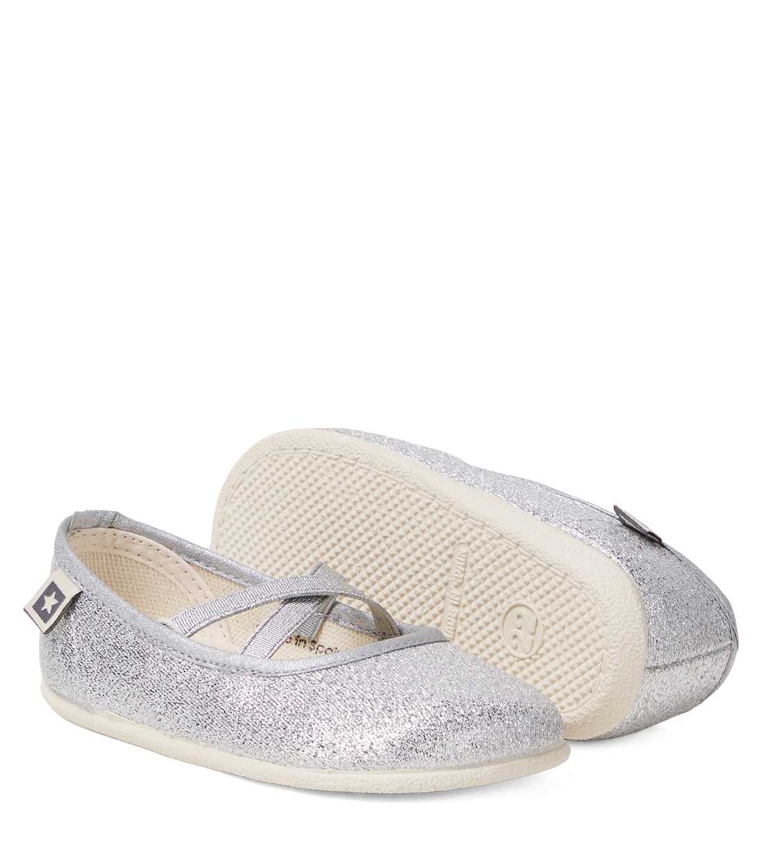 Glitter ballet flats | Bonton