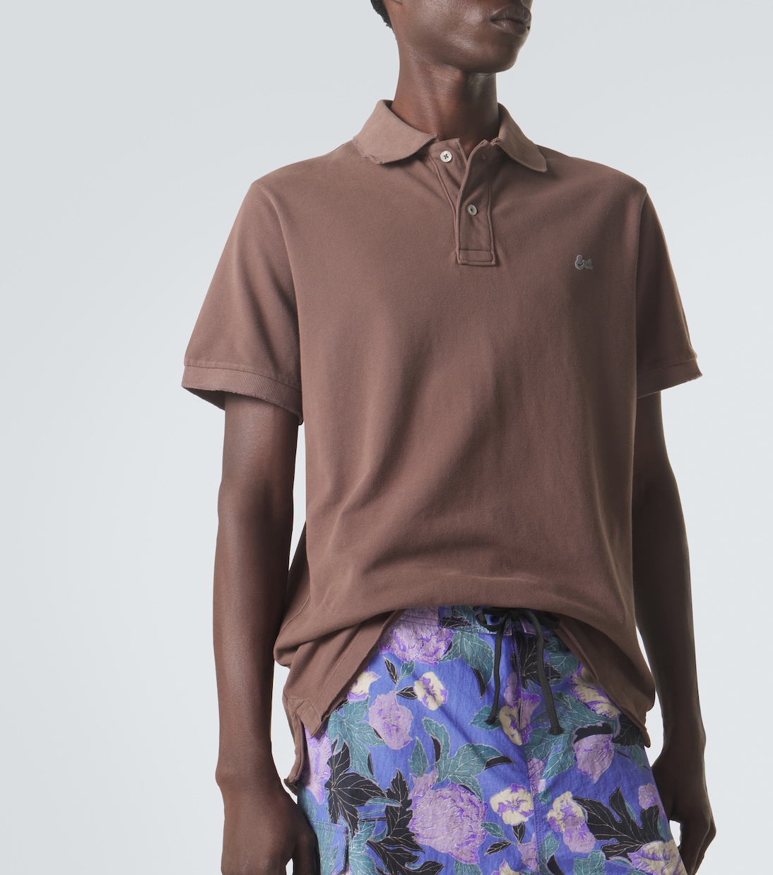 Cotton piqué polo shirt | ERL