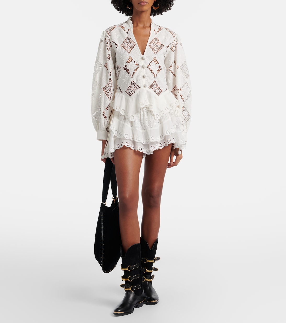 Blouse Nina en coton et lin | Isabel Marant