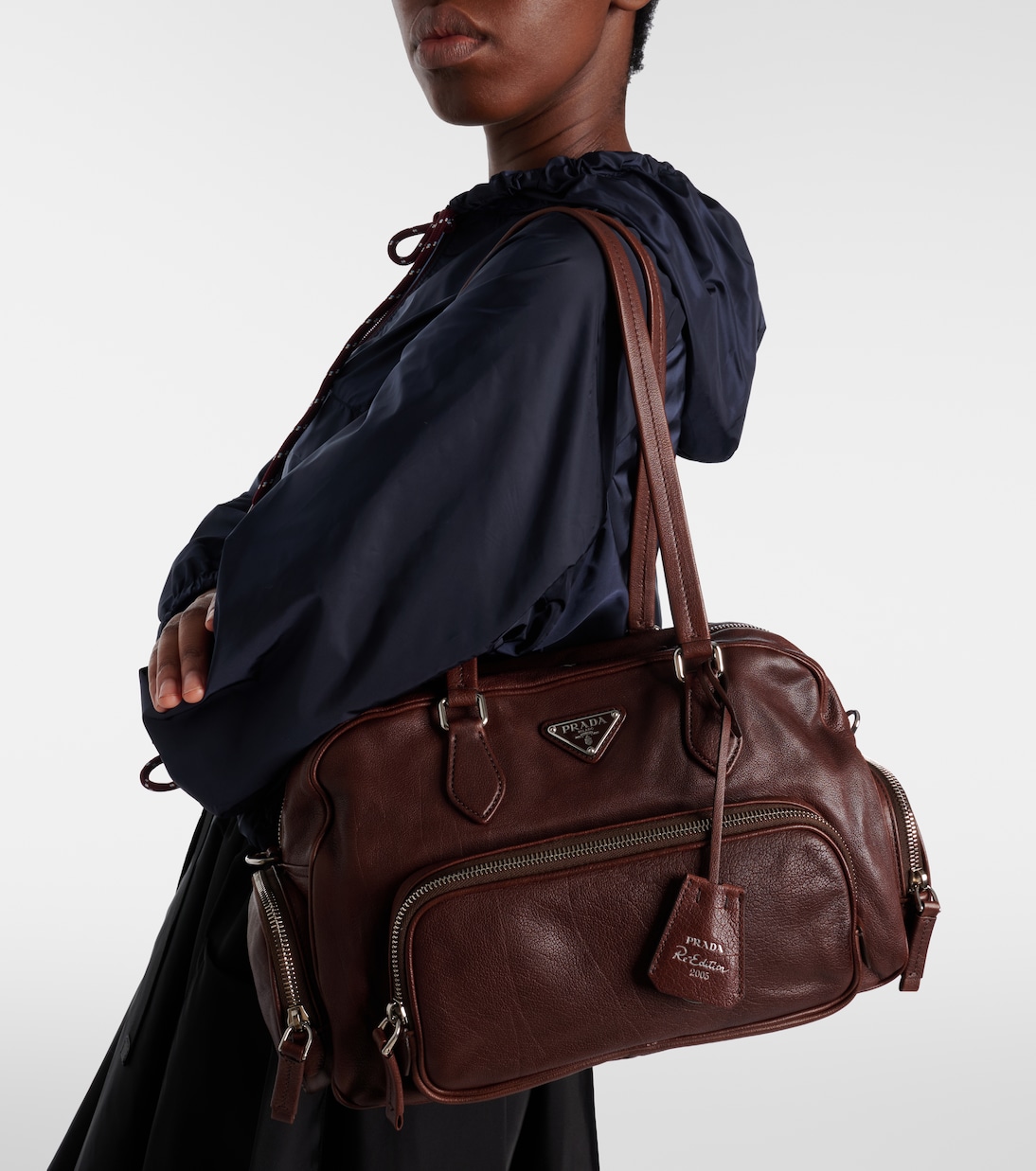 Schultertasche Large aus Leder | Prada