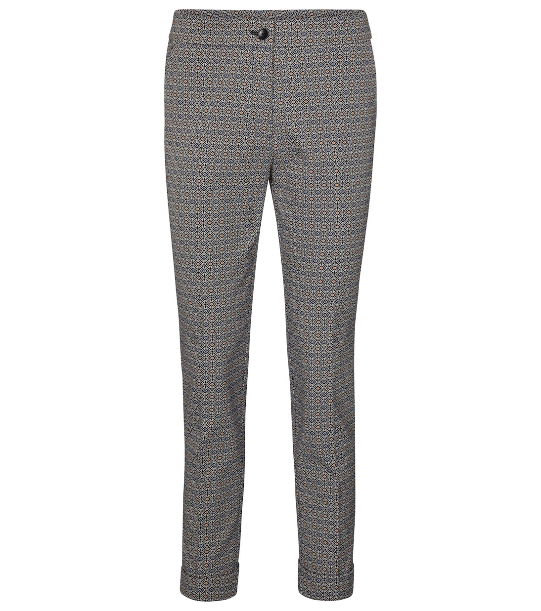 High-rise printed slim pants | Etro