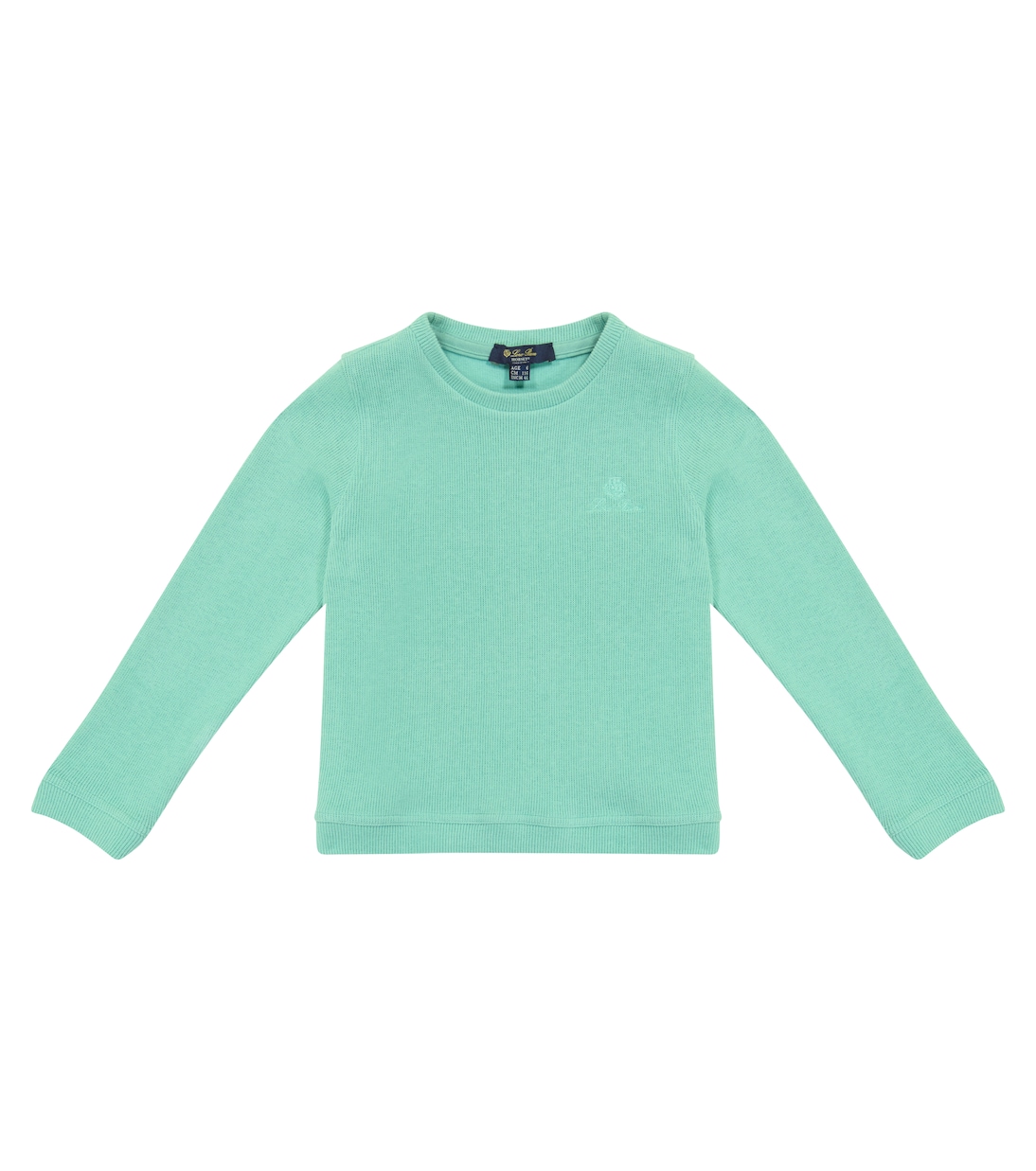 Horsey cotton sweater | Loro Piana Kids
