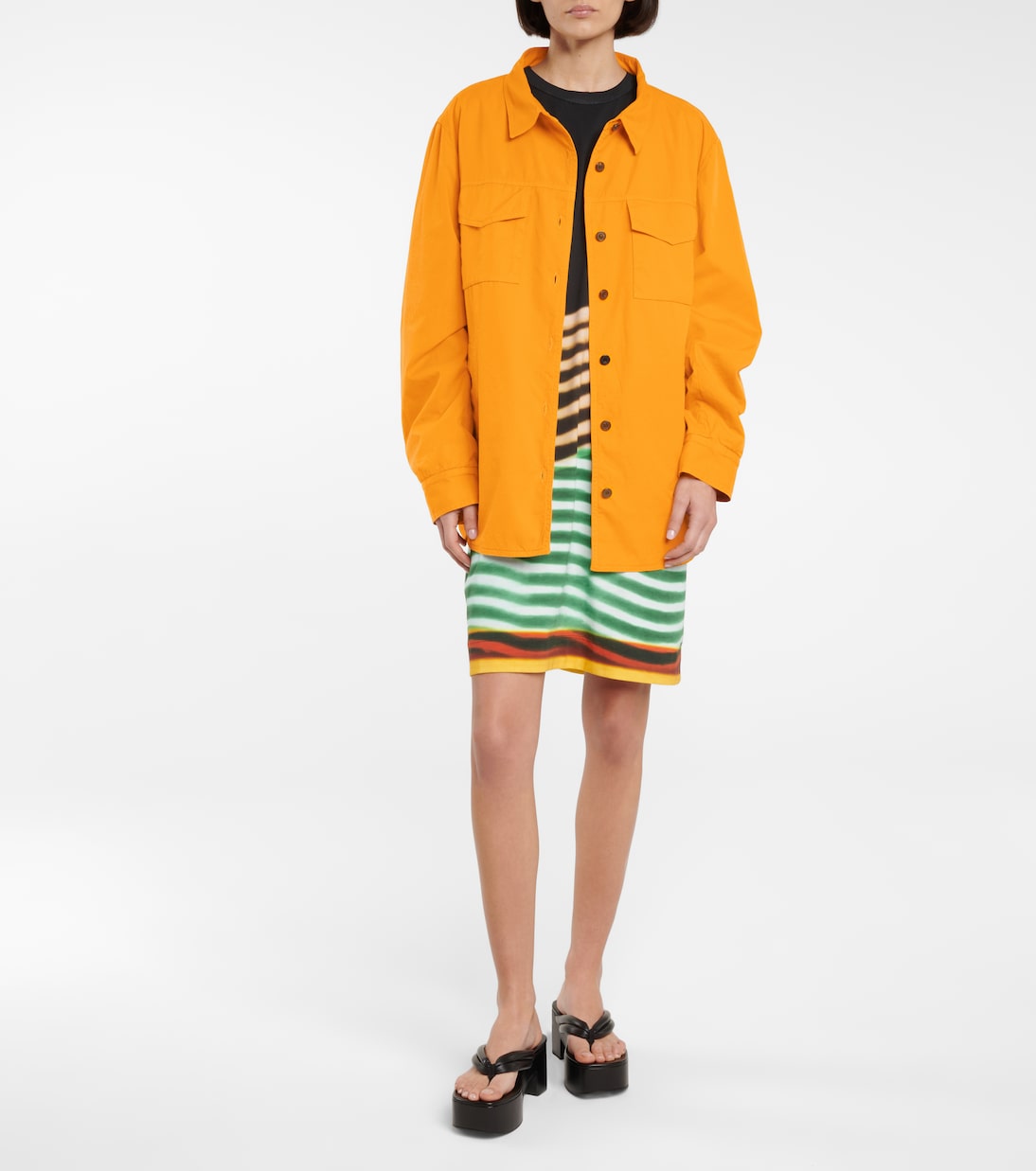 Cotton shirt jacket | Dries Van Noten