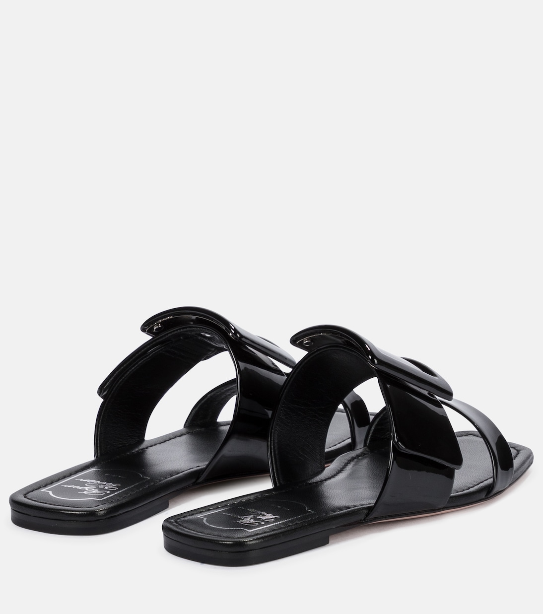Mules en cuir verni | Roger Vivier