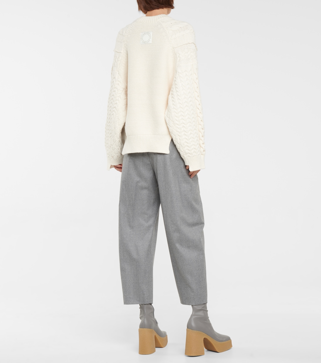 Jersey en mezcla de algodón trenzado | Stella McCartney