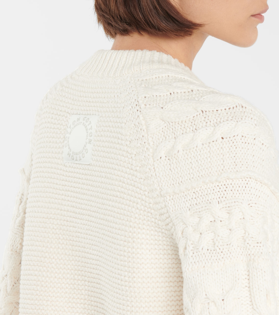 Jersey en mezcla de algodón trenzado | Stella McCartney