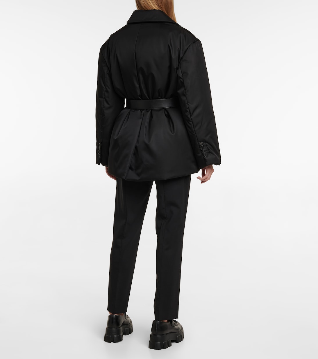 Giacca imbottita in gabardine Re-Nylon | Prada