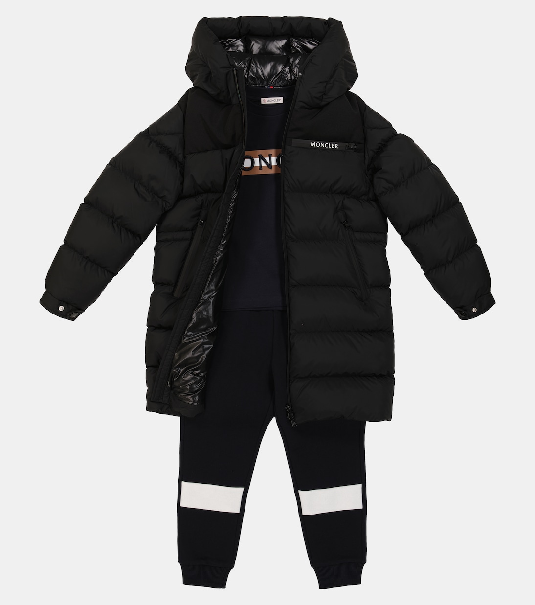 T-shirt in cotone con logo | Moncler Enfant