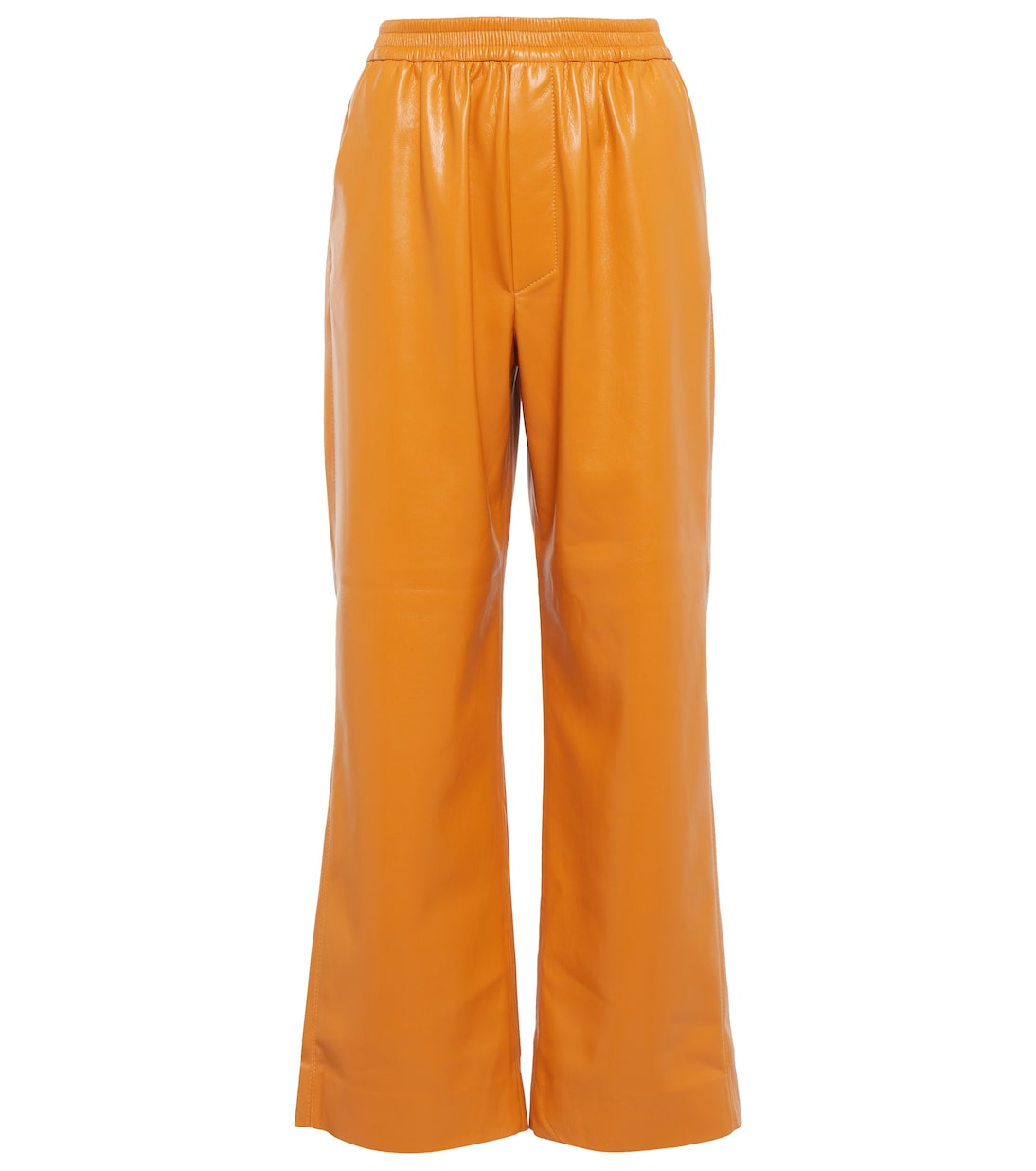Pantalon ample Odessa en cuir synthétique | Nanushka