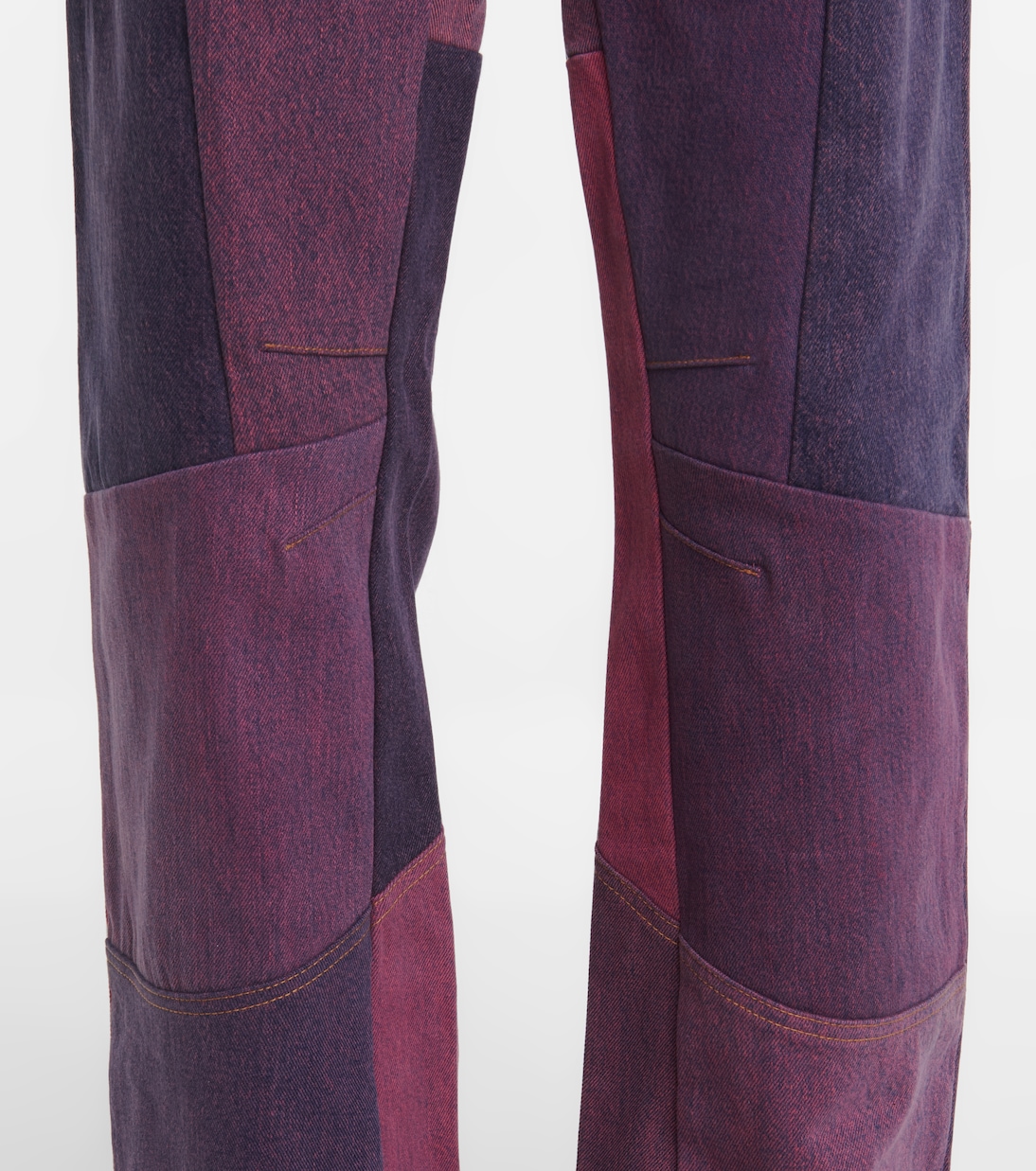 Paneled high-rise wide-leg jeans | Marine Serre