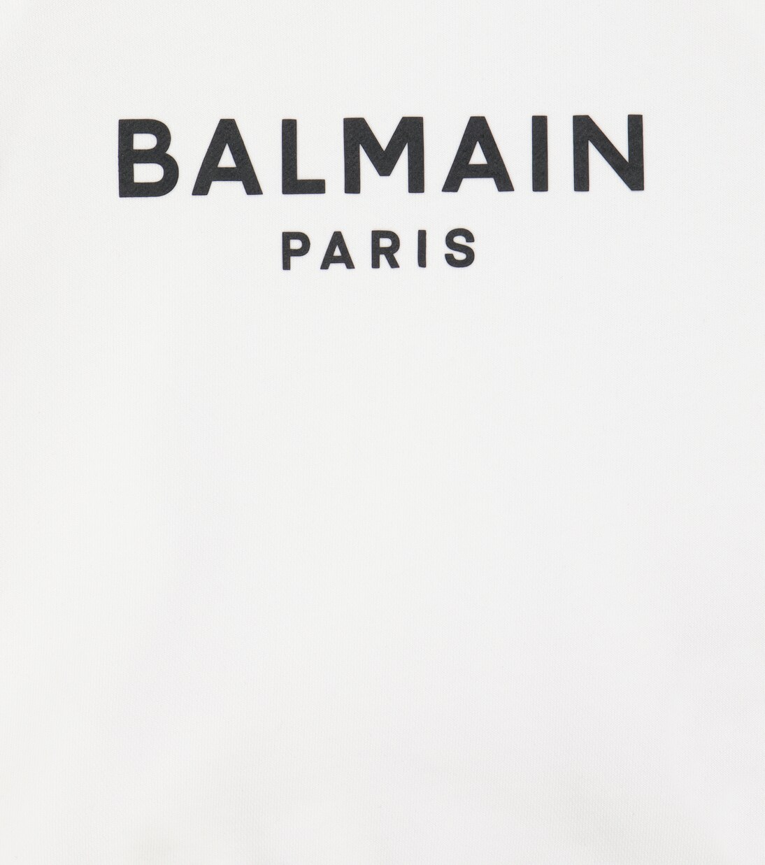 Logo cotton jersey sweatshirt | Balmain Kids
