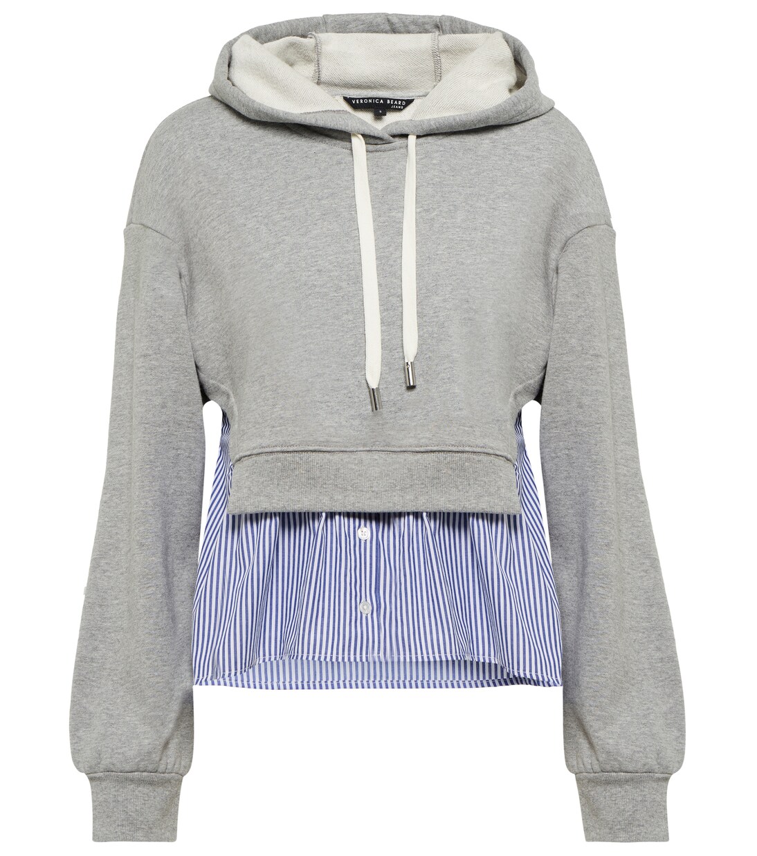 Hockley poplin-paneled hoodie | Veronica Beard