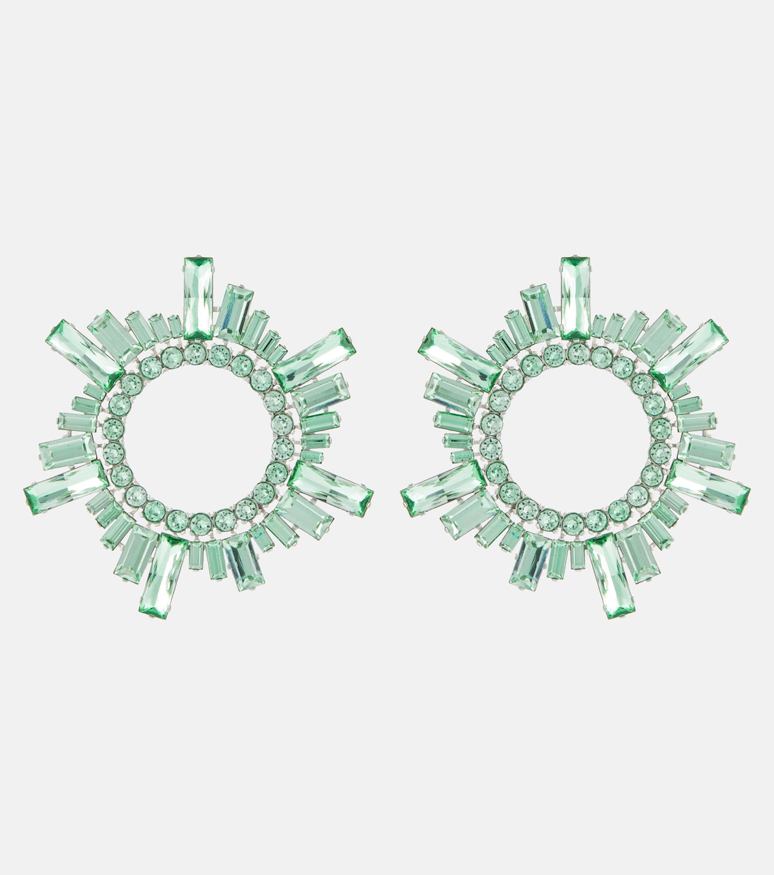 Boucles d'oreilles Begum à cristaux | Amina Muaddi