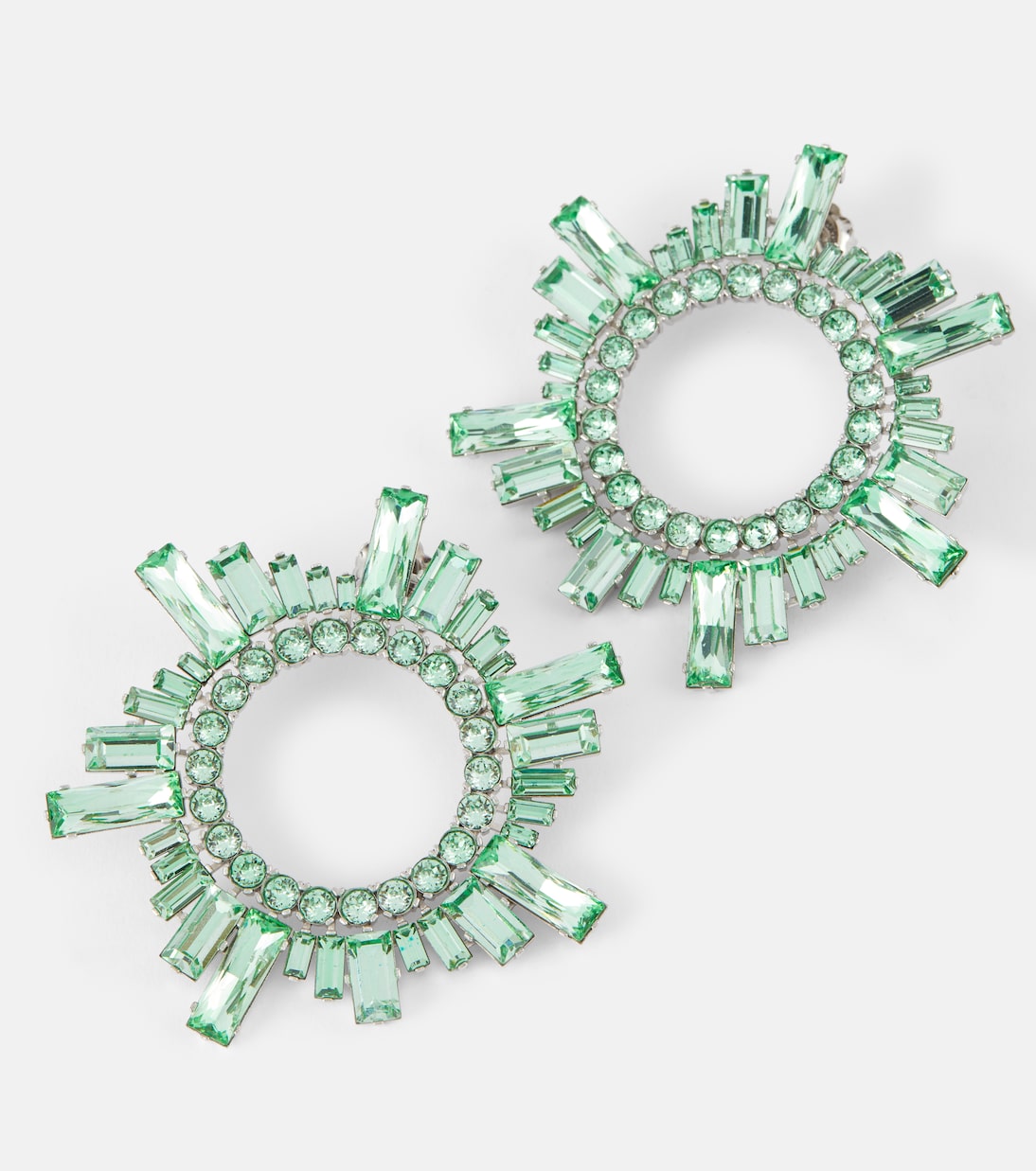 Boucles d'oreilles Begum à cristaux | Amina Muaddi