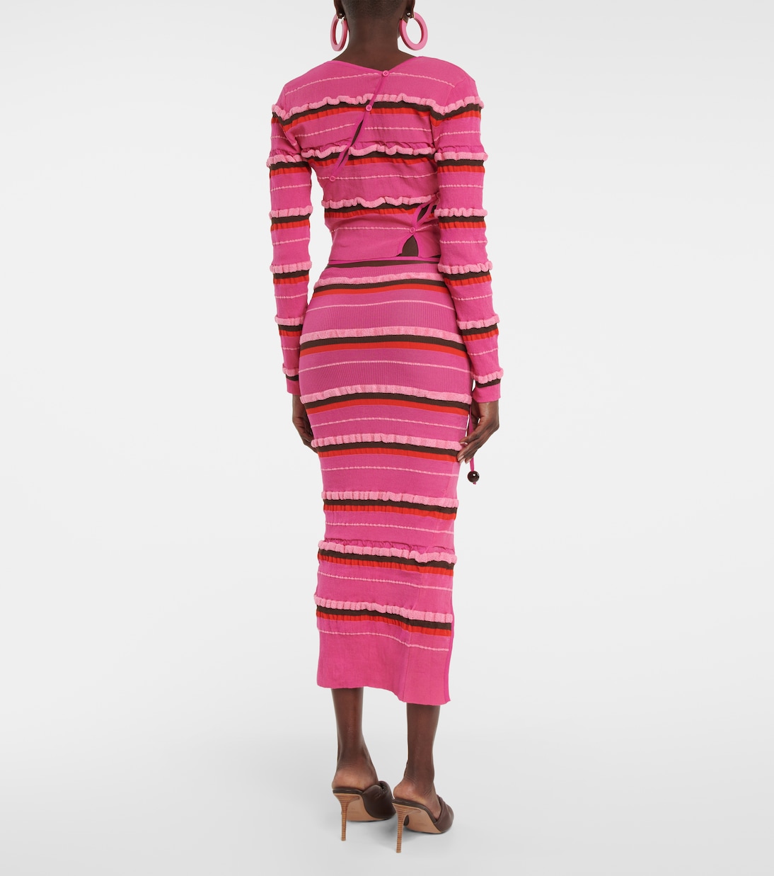 Falda midi La Jupe Maille Concha | Jacquemus