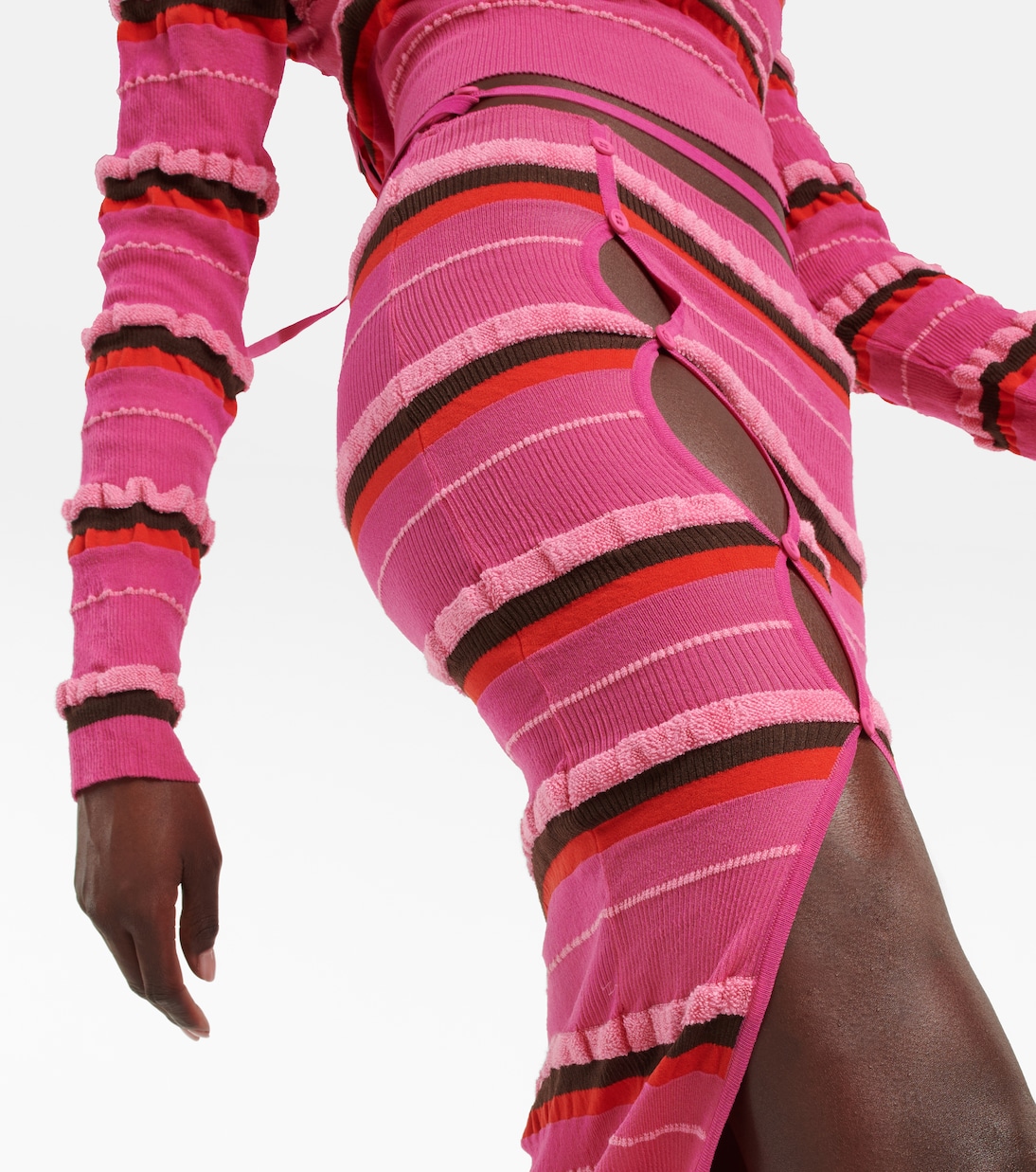 Falda midi La Jupe Maille Concha | Jacquemus