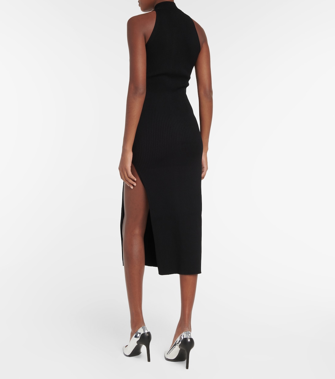 Midikleid aus Rippstrick | Courrèges