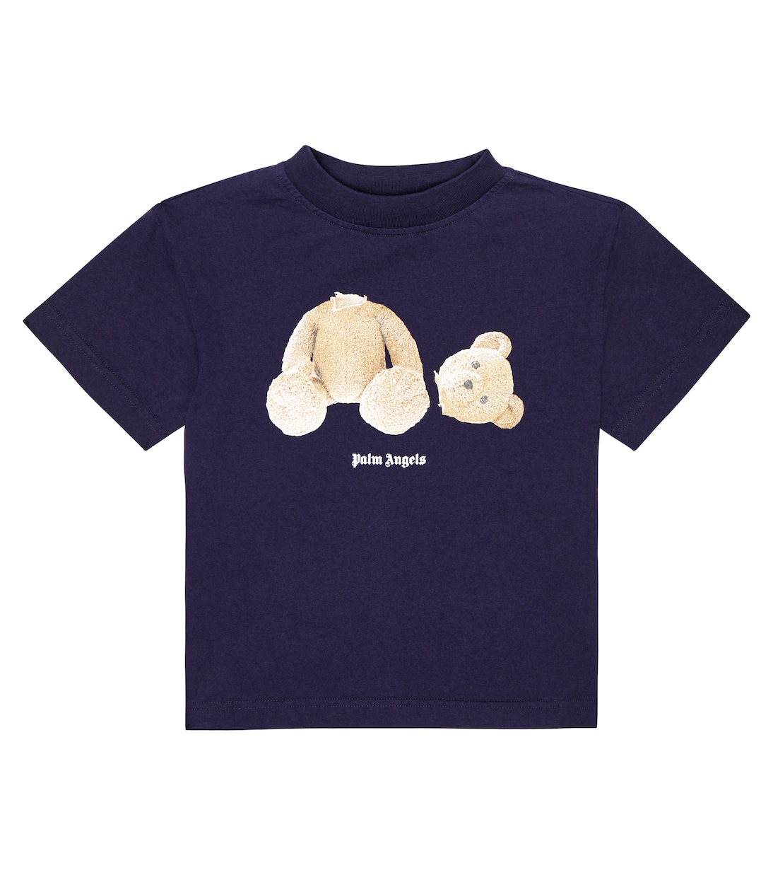 Camiseta en jersey de algodón estampada | Palm Angels Kids