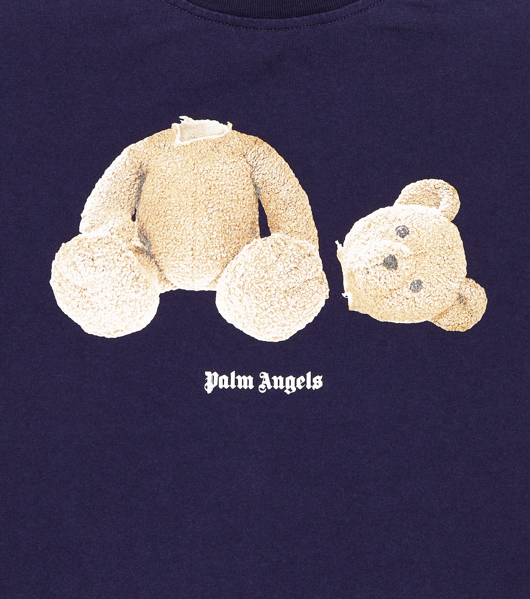 Camiseta en jersey de algodón estampada | Palm Angels Kids