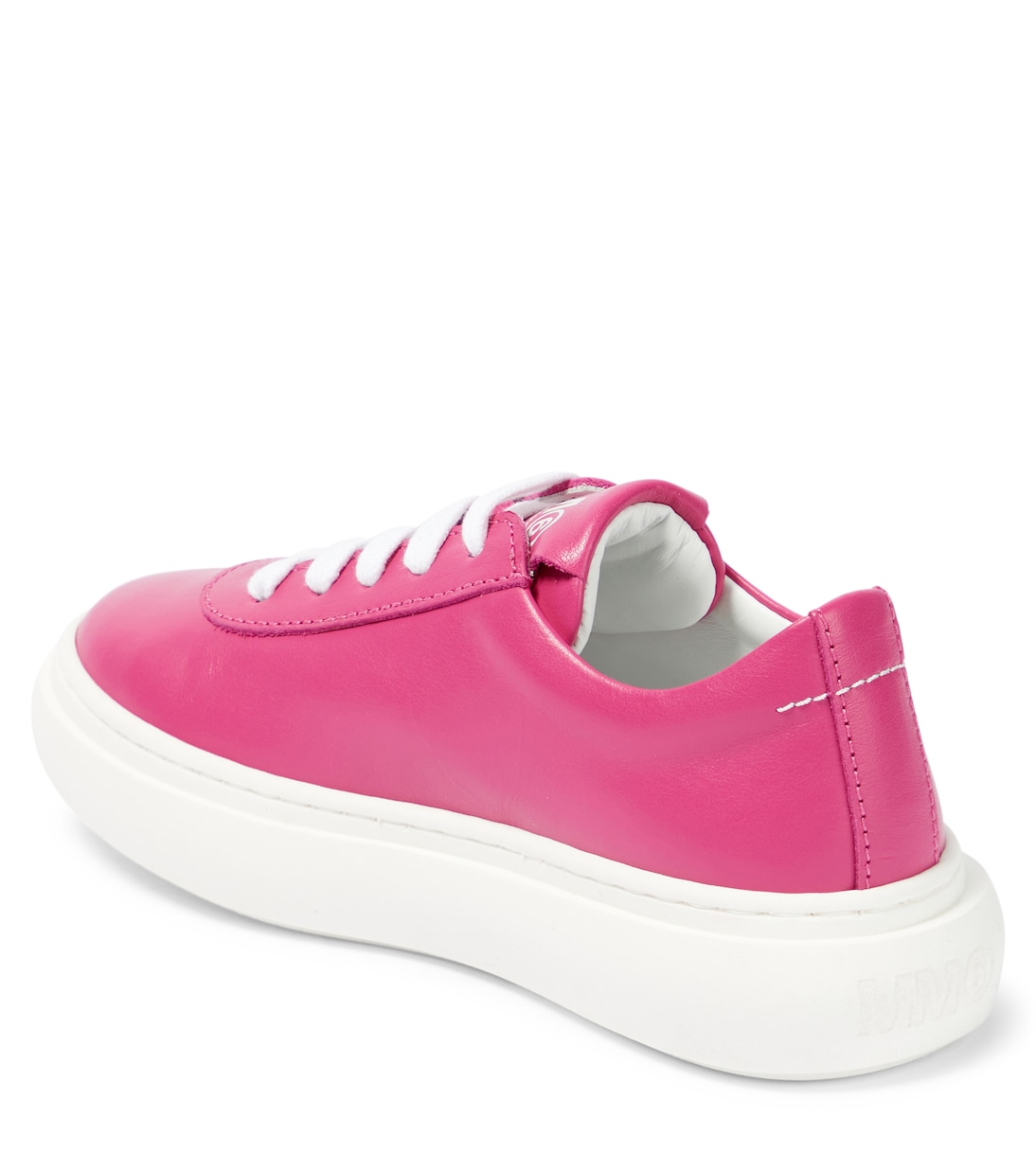 Sneakers in pelle con logo | MM6 Maison Margiela Kids