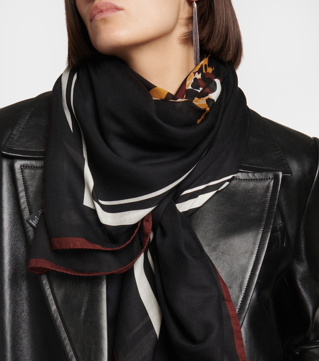Pañuelo con estampado | Saint Laurent