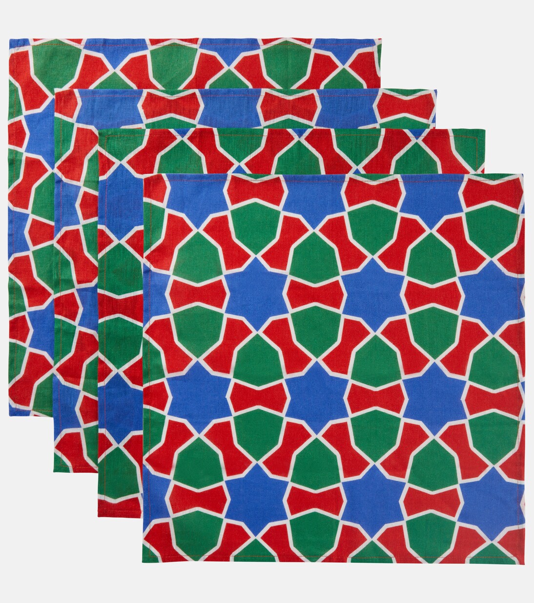 Tiles set of 4 napkins | Cabana