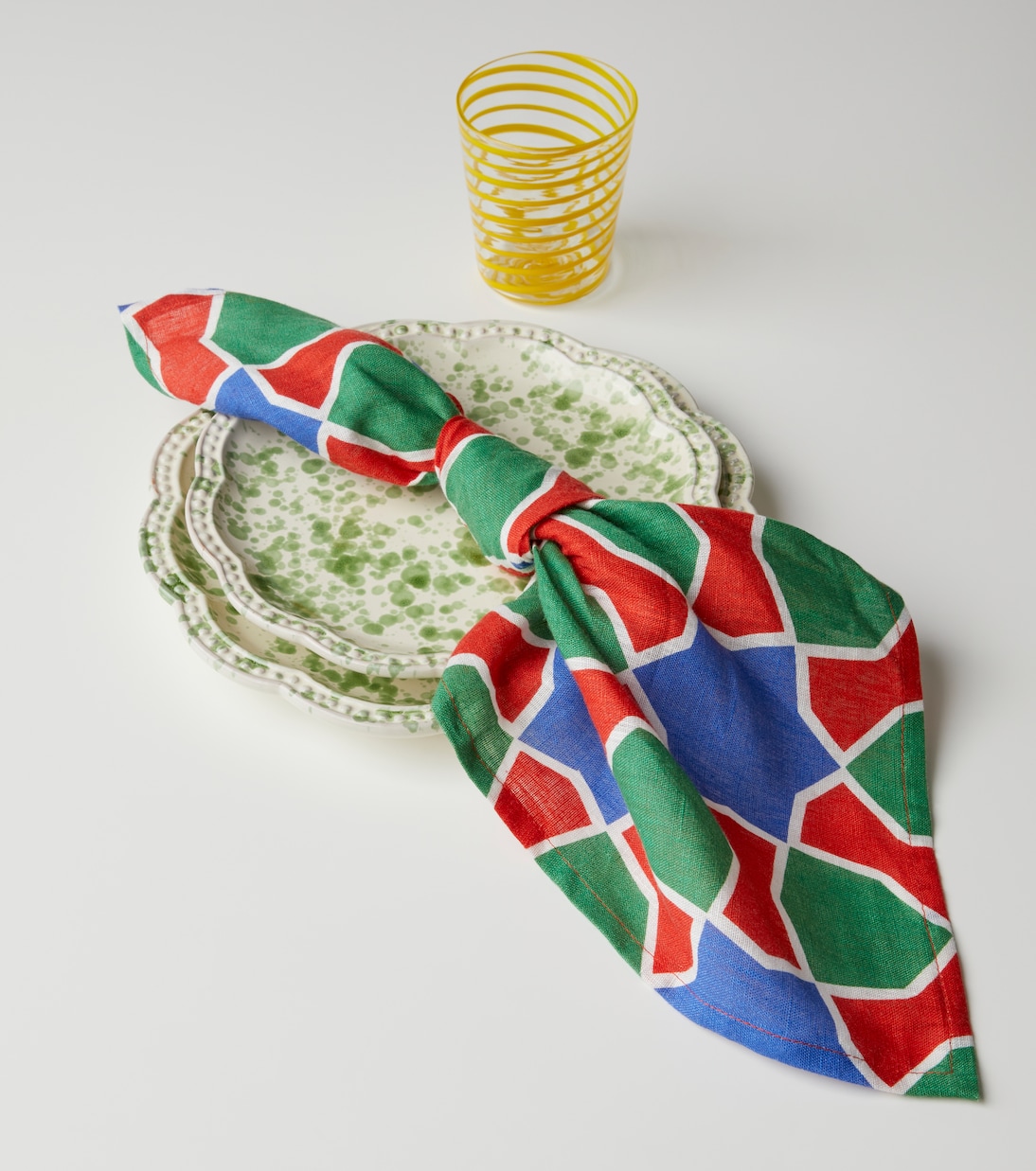 Tiles set of 4 napkins | Cabana