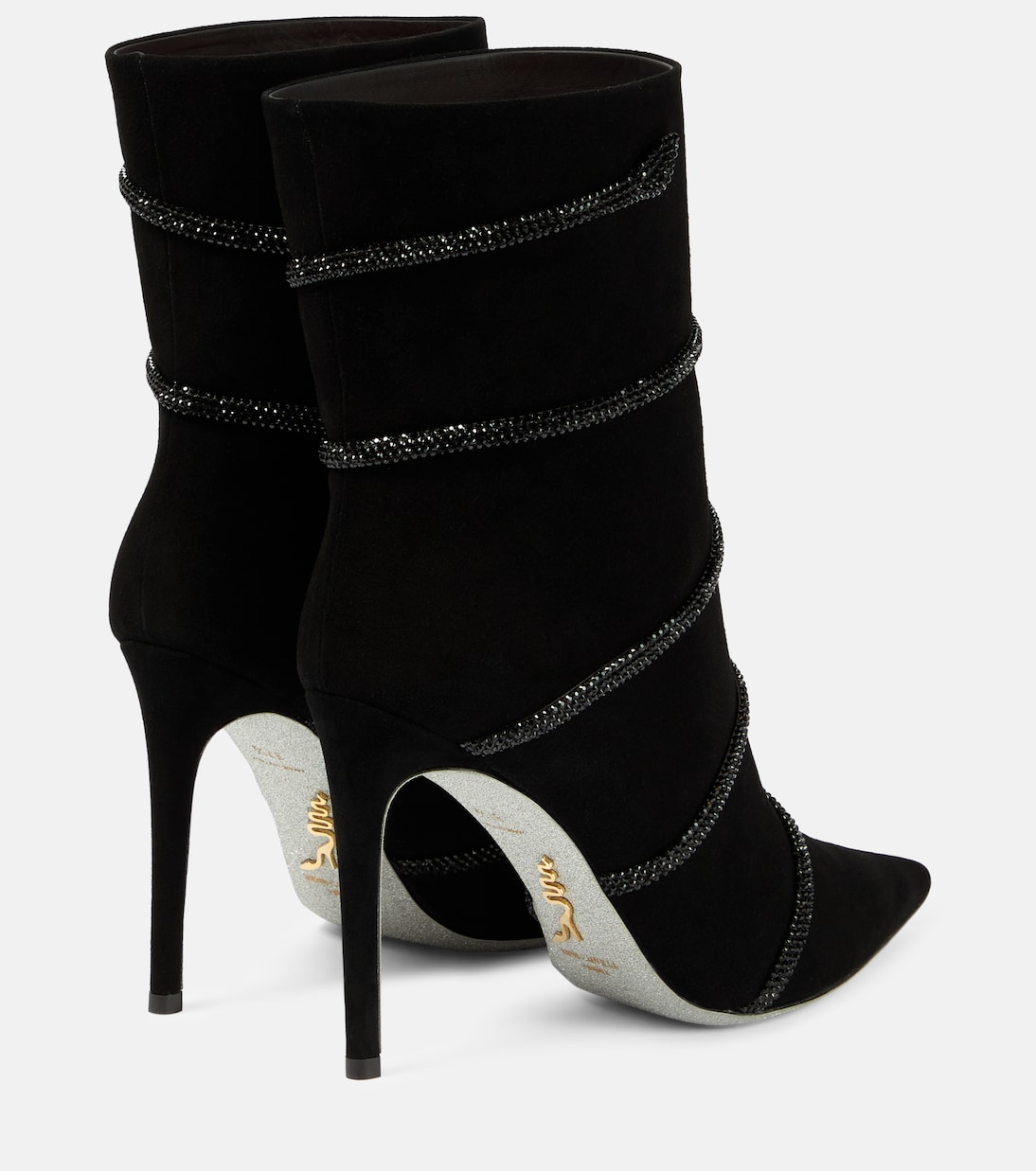 Morgana embellished suede boots | Rene Caovilla