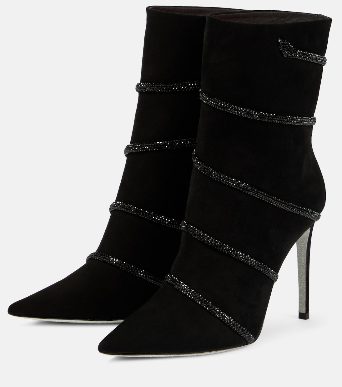 Morgana embellished suede boots | Rene Caovilla