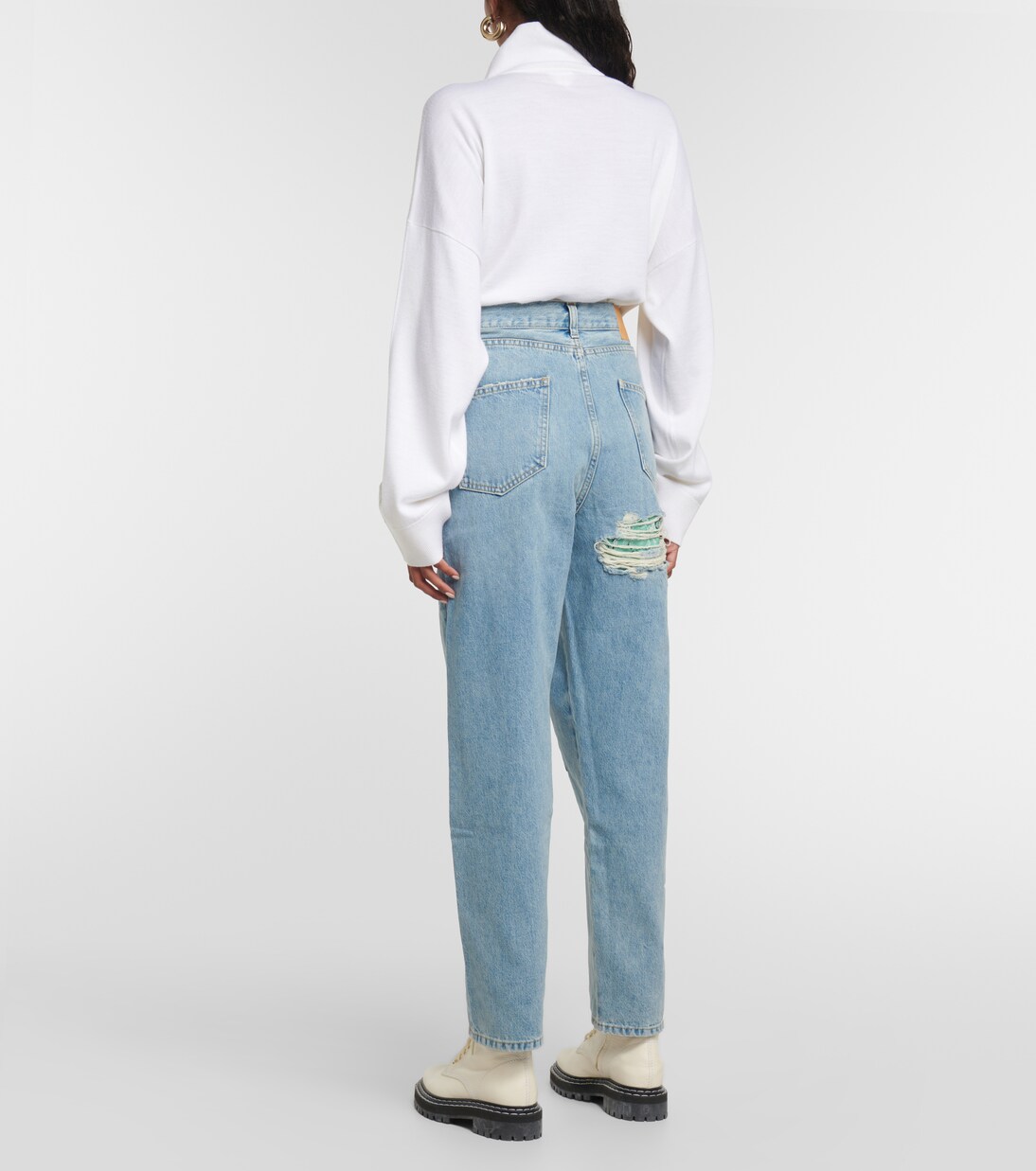 The Twelve Signs patchwork jeans | Alanui