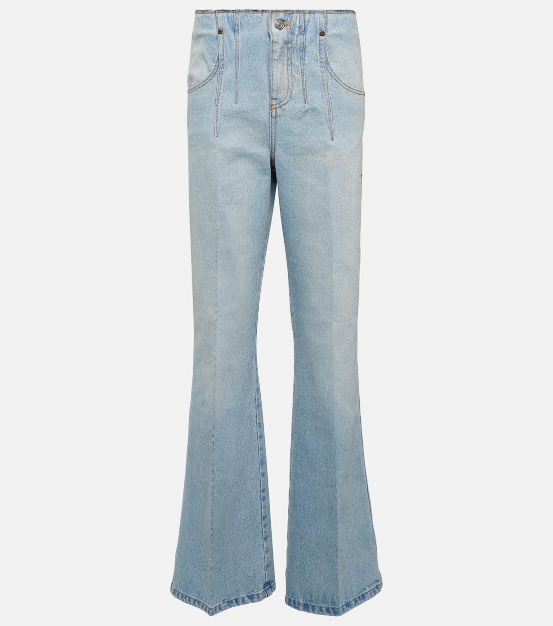 Jeans flared in cotone | Victoria Beckham