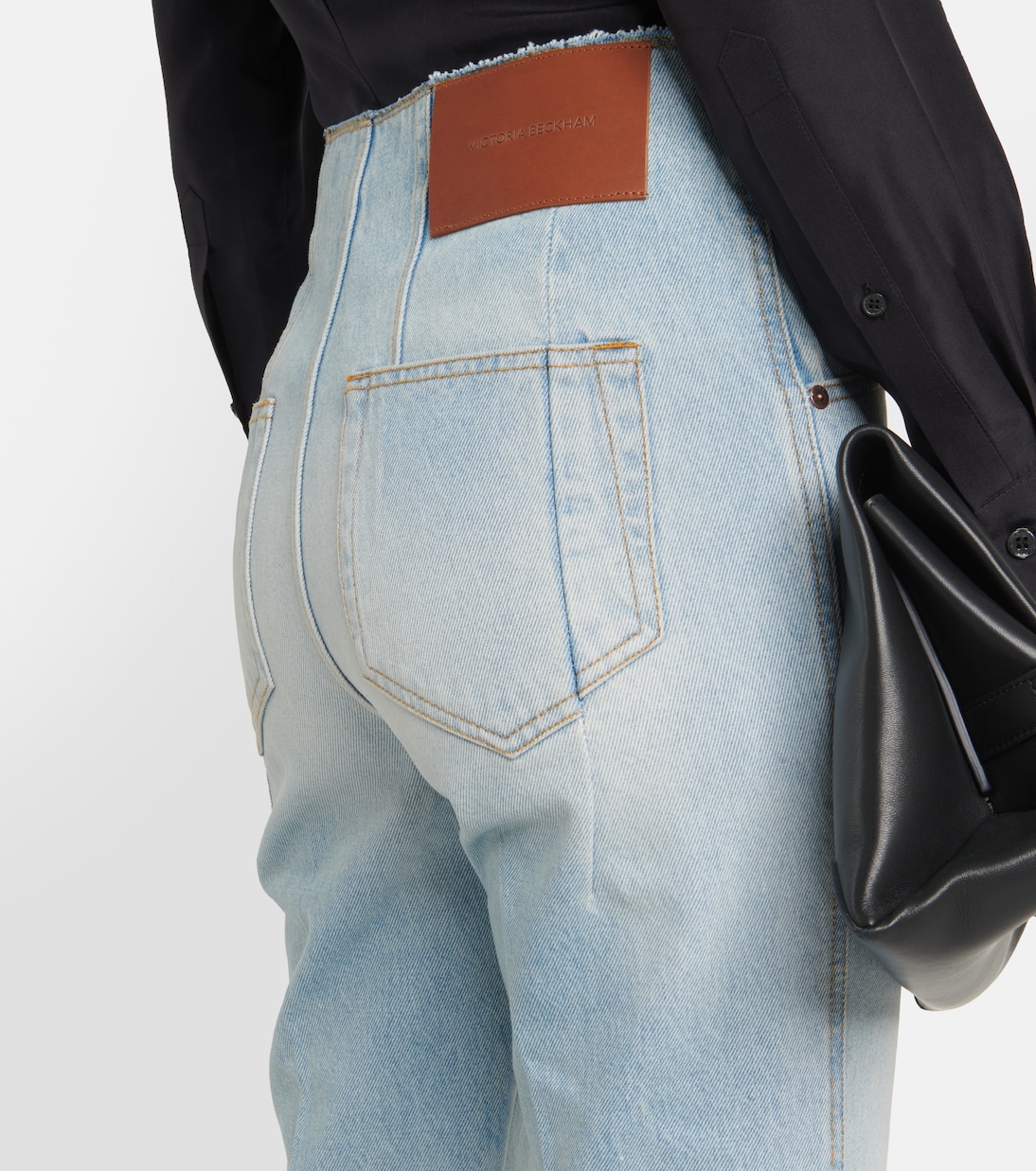 Jeans flared in cotone | Victoria Beckham