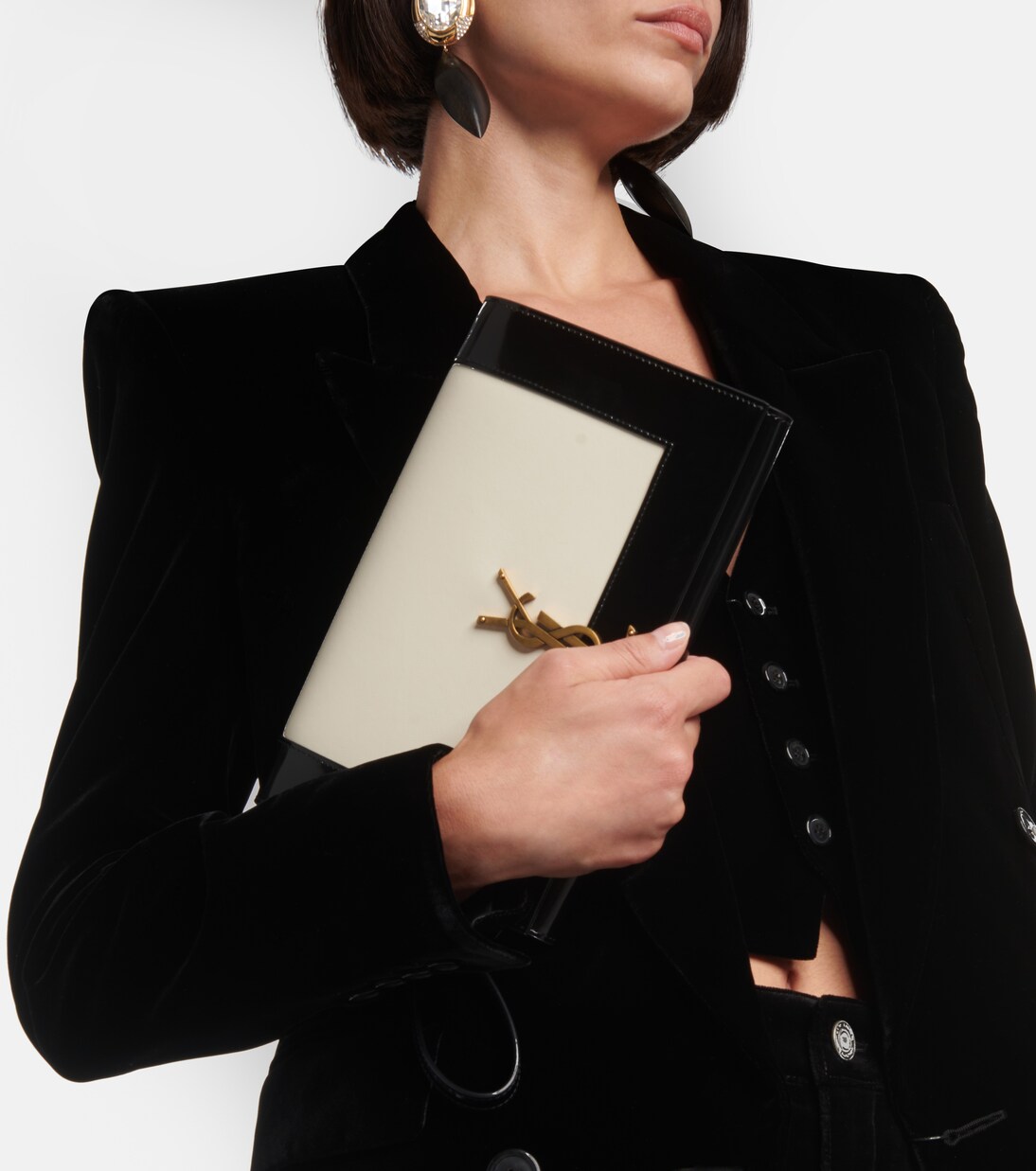 Clutch aus Leder  | Saint Laurent