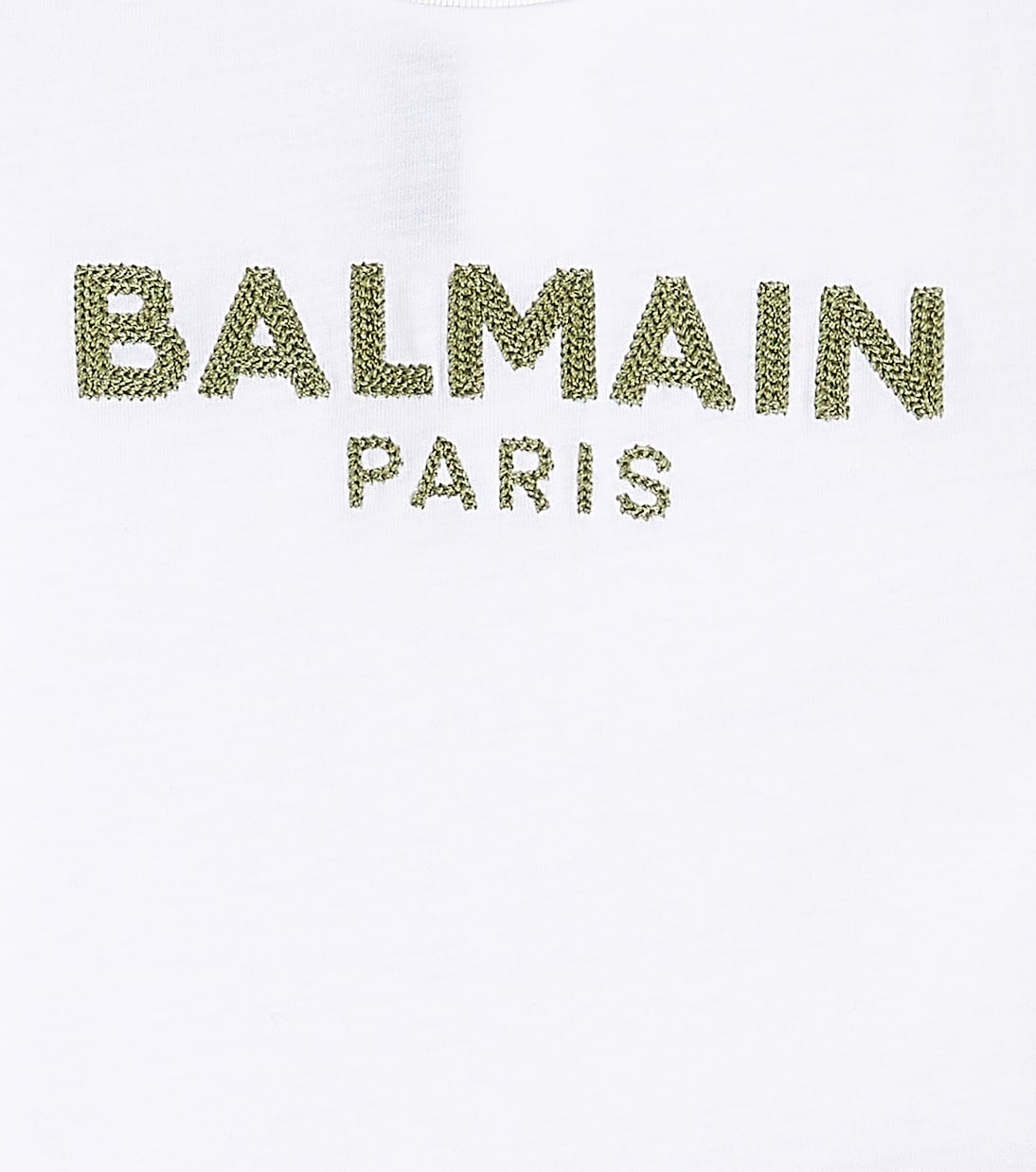 Baby T-Shirt aus Baumwoll-Jersey | Balmain Kids
