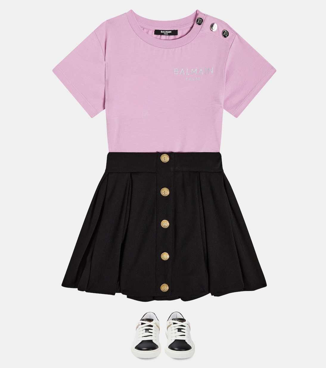 Gonna plissé | Balmain Kids