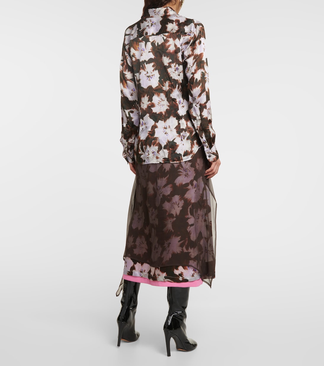 Hemd aus Seidensatin | Dries Van Noten