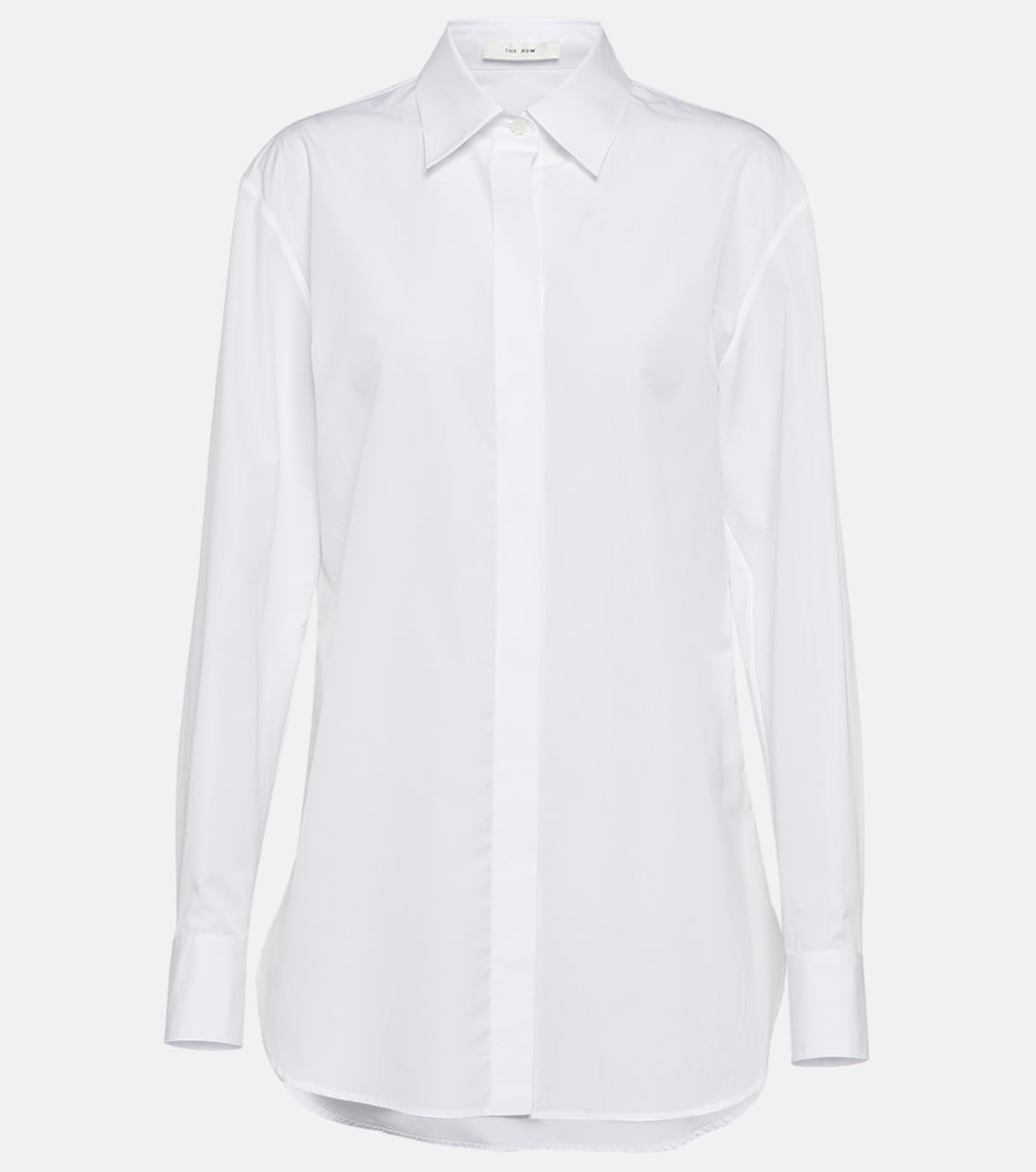 Camisa Derica de algodón y cachemir | The Row