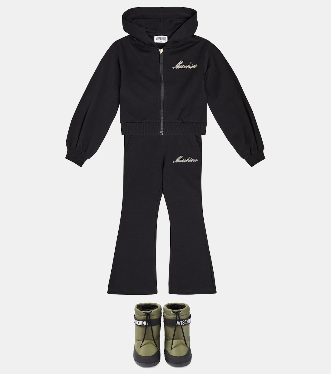 Botas de nieve con borrego sintético | Moschino Kids